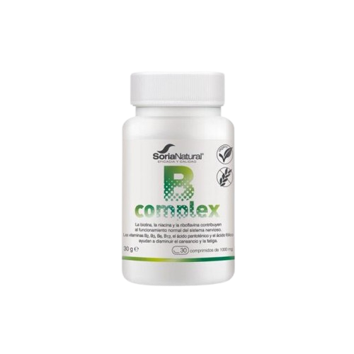 B-Complex 30 Comprimidos - Soria Natural - Crisdietética