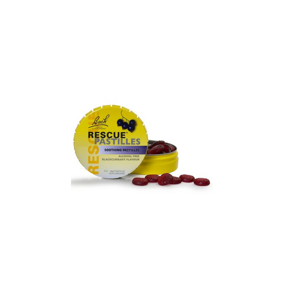 Rescue Pastilhas de Groselha Negra 50g - Bach - Crisdietética