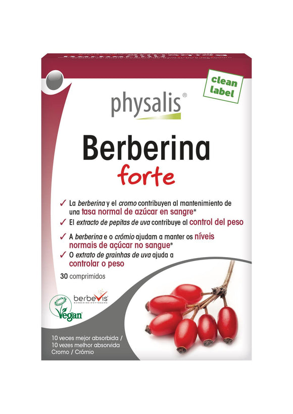 Berberina Forte 30 Comprimidos - Physalis