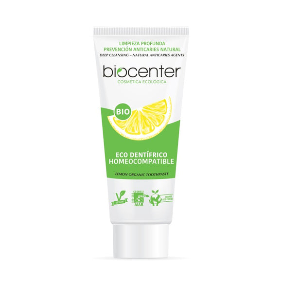 Pasta Dentifrica Limao Eco-Bio 100ml - Biocenter - Crisdietética