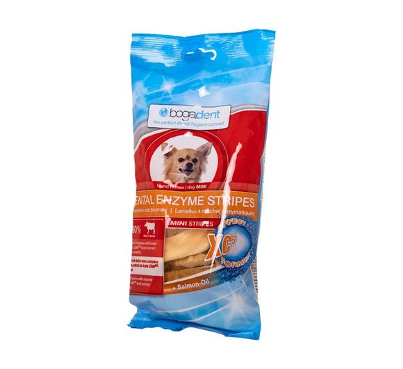 Dental Enzyme Stripes Mini (Cão) 100g  - Bogadent