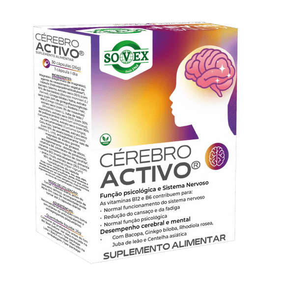 Cérebro Activo 30 Cápsulas - Sovex