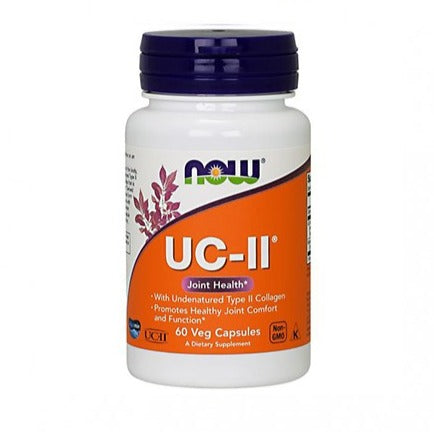 Colagénio UC-II 40mg 60 Cápsulas- Now - Crisdietética