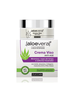 Aloé Vera Creme de Rosto Anti-Envelhecimento 50ml - Zuccari - Crisdietética