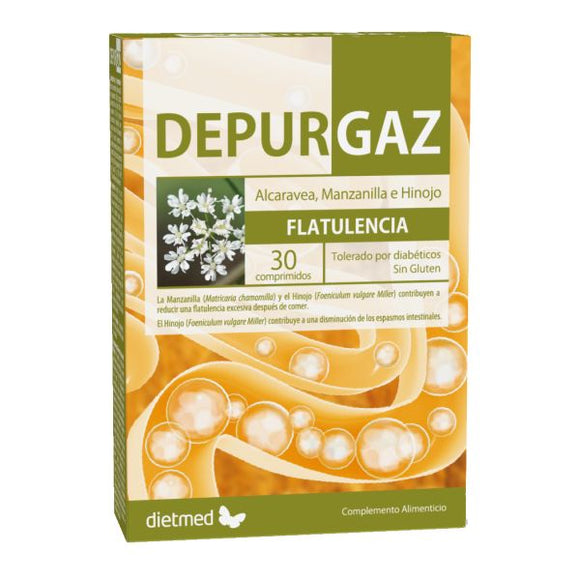 Depurgaz 30 Comprimidos - Dietmed - Crisdietética