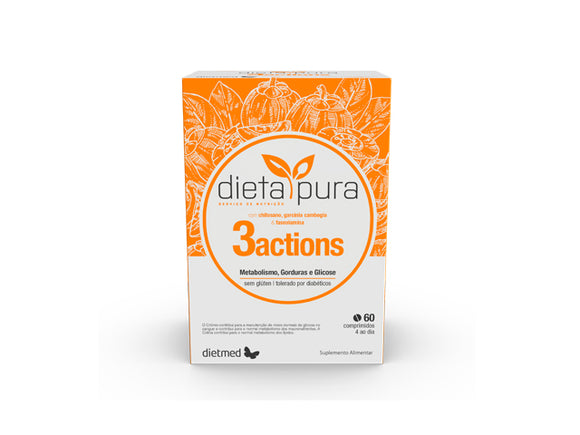 3 Actions Garcinia 60 Comprimidos - Dieta Pura