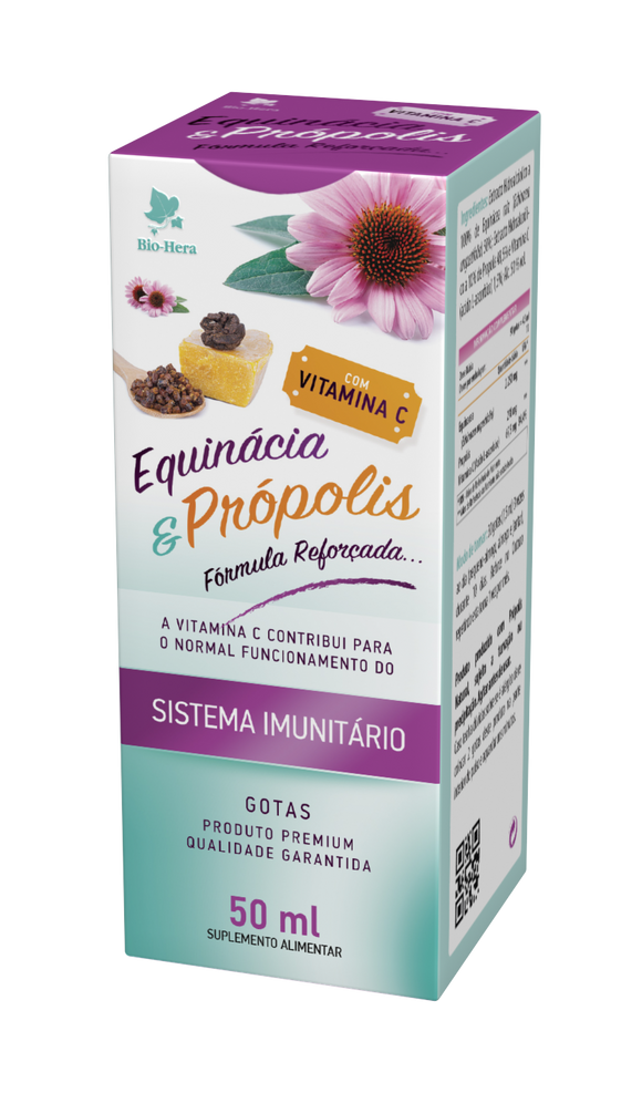 EQUINÁCEA + PRÓPOLIS + VITAMINA C 50 ML BIO-HERA - Crisdietética