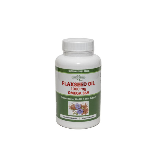 Óleo de Sementes de Linhaça 1000mg 90 Cápsulas - Crisdietética