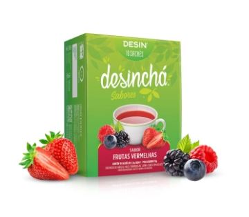 Desinchá Frutas Vermelhas 10 saquetas - Crisdietética