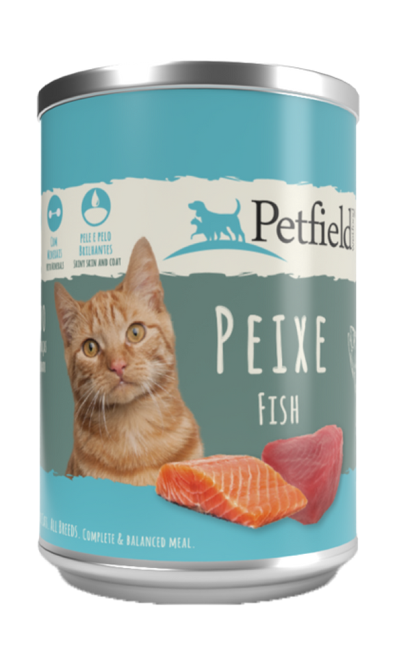 WetFood Cat Tuna & Salmon 410g *24 Unidades - Petfield - Crisdietética