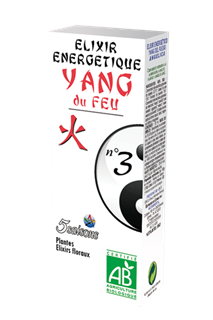 Elixir nº3 Yang Fogo 50ml - 5 Saisons - Crisdietética