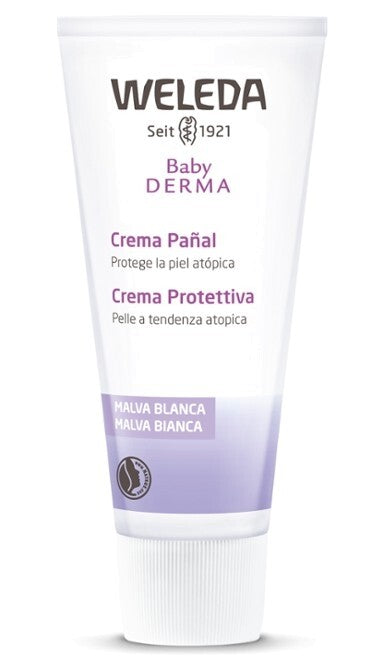 Creme Muda de Fraldas de Malva Branca 50ml - Weleda - Crisdietética