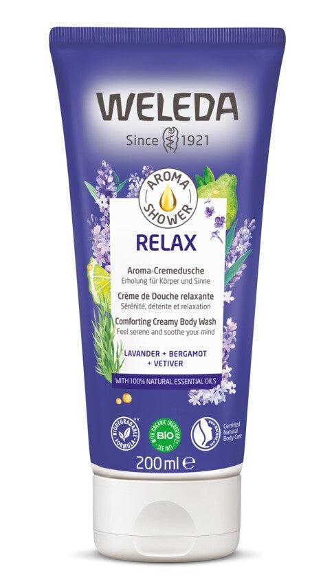 Creme de Duche Relax 200ml - Weleda - Crisdietética