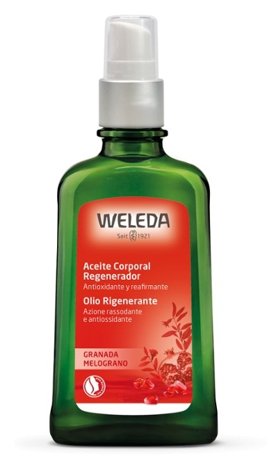 Óleo Corporal Regenerador de Romã 100ml - Weleda - Crisdietética