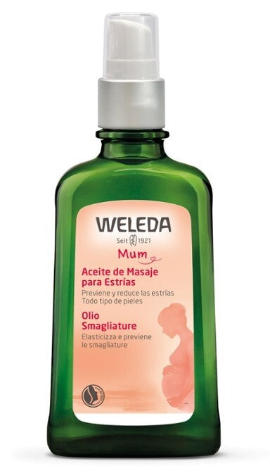 Óleo de Massagem para as Estrias 100ml - Weleda - Crisdietética