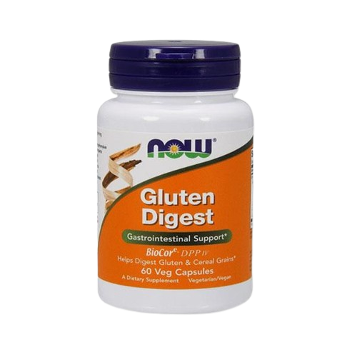 Gluten Digest 60 cápsulas - Now - Crisdietética