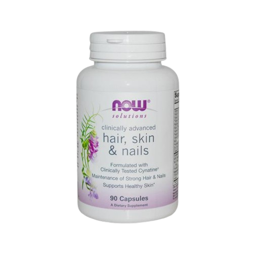 Hair, Skin & Nails 90 cápsulas - Now