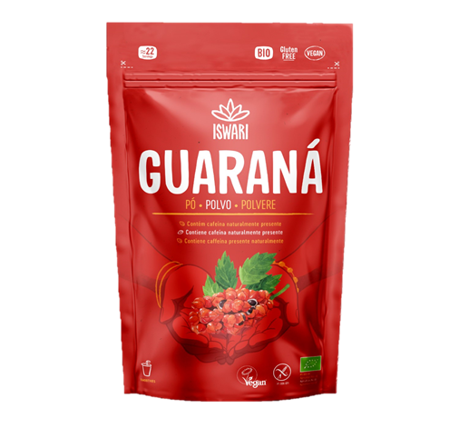 Guaraná em Pó Bio 70g - Iswari - Crisdietética