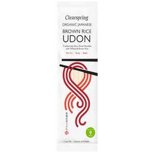 Massa Noodles Integral Udon Biológico 200g - ClearSpring - Crisdietética