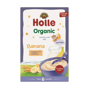 Papa Láctea de Trigo e Banana 6M Biológico 250g - Holle - Crisdietética