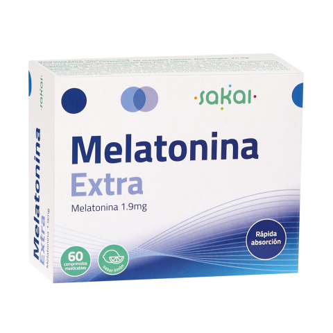 Melatonina Extra 1.9mg  60 Comprimidos - Sakai - Crisdietética