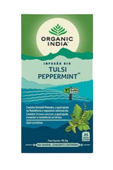 Infusão Bio Tulsi Peppermint 25 Saquetas - Organic India