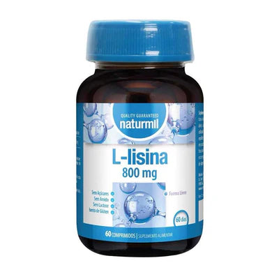 L-lisina 800 Mg 60 Comp - Naturmil