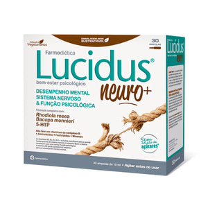 Lucidus Neuro+ 30 Ampolas - Farmodietica - Crisdietética