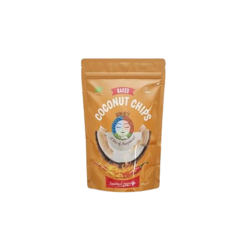 Lascas Coco Paprica Fumado Bio 70g - Quin Bite - Crisdietética