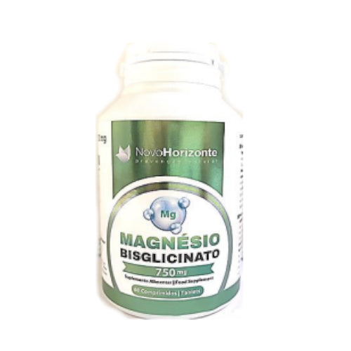 Magnésio Bisglicinato 750mg 60 comprimidos - Novo Horizonte