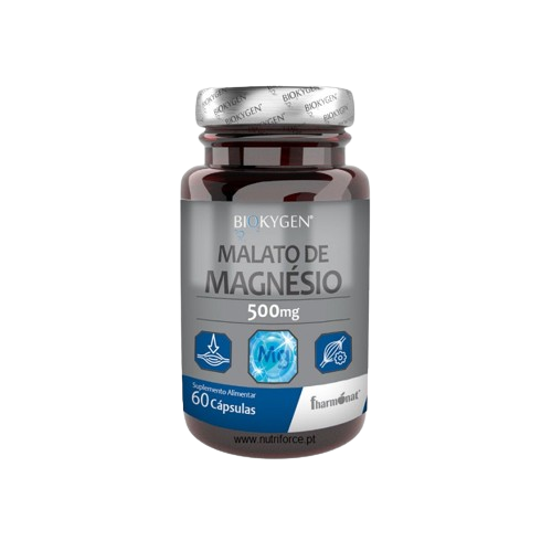 Malato de Magnésio 500 Mg 60 Cáps - Biokygen - Crisdietética