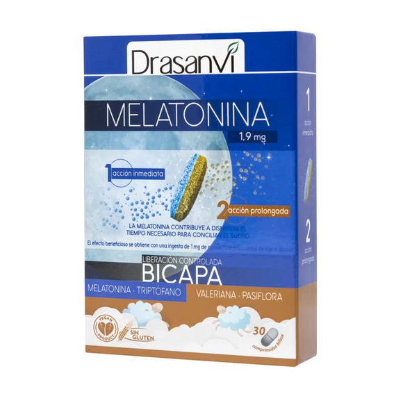 Melatonina 1,9 Mg Bicapa 60 Comp - Drasanvi