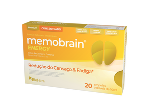 Memobrain Energy 20 ampolas - Bio-Hera - Crisdietética