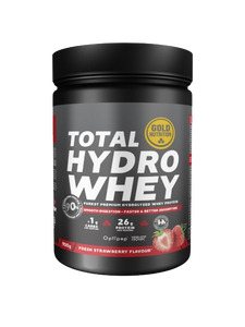 Total Hydro Whey 900g Morango - GoldNutrition - Crisdietética