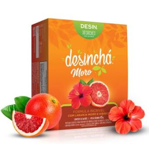 Desinchá Laranja Moro & Hibisco 10 saquetas - Crisdietética