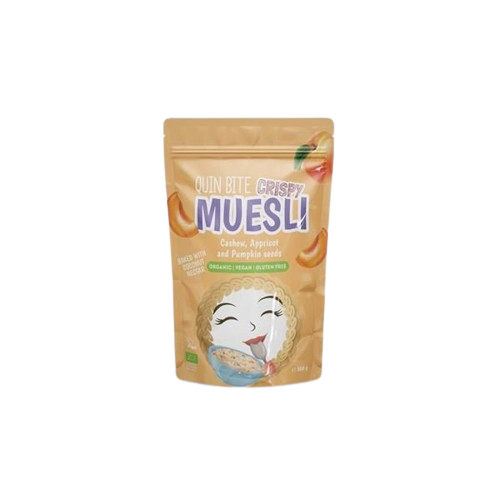 Muesli Caju Sementes Abóbora S/Glúten Bio 300g - Quin Bite - Crisdietética