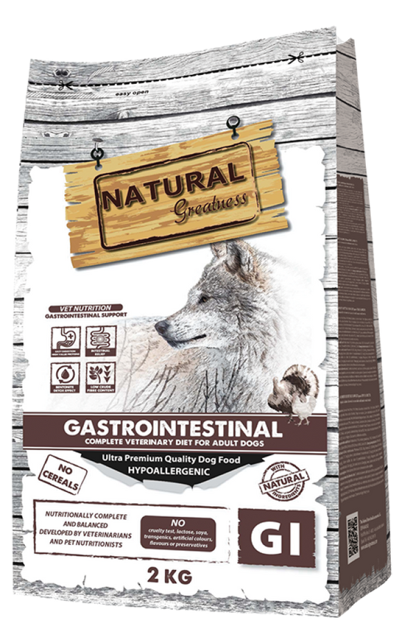 Vet Dry Diet Dog Gastrointestinal 2kg - Natural Greatness - Crisdietética