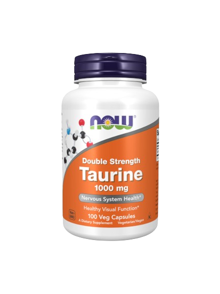 Taurina 1000mg 100 Cápsulas - Now - Crisdietética