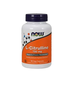 L-Citrulline 750mg 90 cápsulas - Now