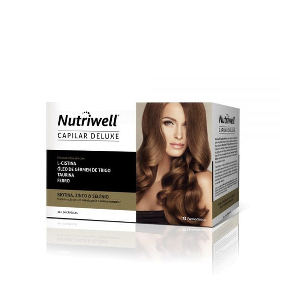 Nutriwell Capilar Deluxe 30+30 cápsulas - Fármodiética - Crisdietética