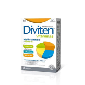 Diviten Vitaminas 30 Comprimidos - Farmodietica - Crisdietética