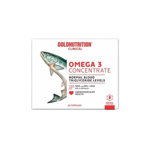 Omega 3 Concentrate - GN Clinical 60 cápsulas - GoldNutrition - Crisdietética