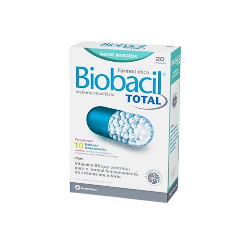 Biobacil Total 20 Cápsulas - Farmodiética - Crisdietética