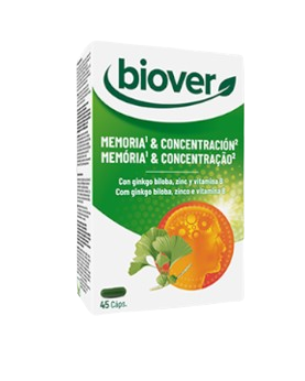 Biover Memória e Concentração 45 caps. - Crisdietética