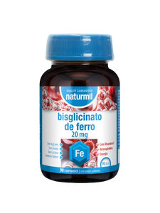 Bisglicinato de Ferro 20 mg 90 Comp - Naturmil - Crisdietética