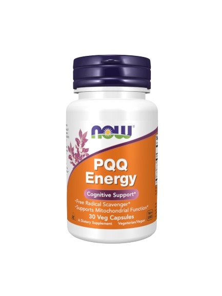 PQQ Energy Veg 30 Cáps  – NOW - Crisdietética