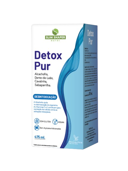 Slim Shaper Detox Pur 475 ml - Biocêutica - Crisdietética