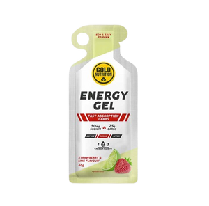 Energy Gel Morango e Lima 40g- GoldNutrition - Crisdietética