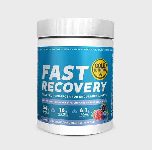 Fast Recovery com Sabor a Frutos Silvestres 600gr - GoldNutrition - Crisdietética