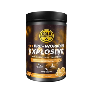 Pre Workout Explosive 1Kg Laranja - GoldNutrition - Crisdietética